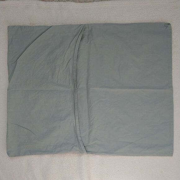 HALLMART Collectibles Pillowcase 100% Linen 100% Cotton Green Standard Size 1x - Picture 3 of 7